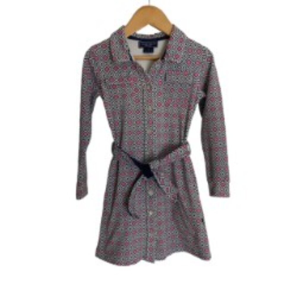 ToobyDoo Pink and Blue Shirt Dress 6